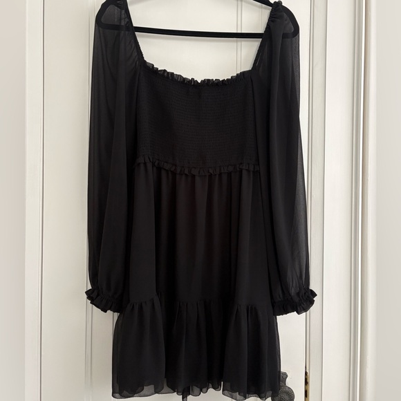 Aritzia Wilfred Tempest Mini Dress in Black - Picture 7 of 8